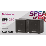 Компьютерная акустика DEFENDER SPK-230 (2.0, 4Вт, MDF)