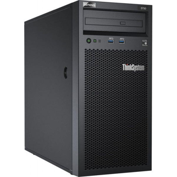 Сервер Lenovo ThinkSystem ST50 (1xE-2144G, 1x8Гб DDR4, 2x1024Гб , 1x250Вт, 4U)