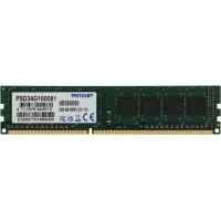 Память DIMM DDR3 4Гб 1600МГц Patriot Memory (12800Мб/с, CL11, 1.5 В) [PSD34G160081]