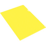 Папка-уголок Бюрократ E310/1YEL (A4, пластик, толщина пластика 0,18мм, желтый)
