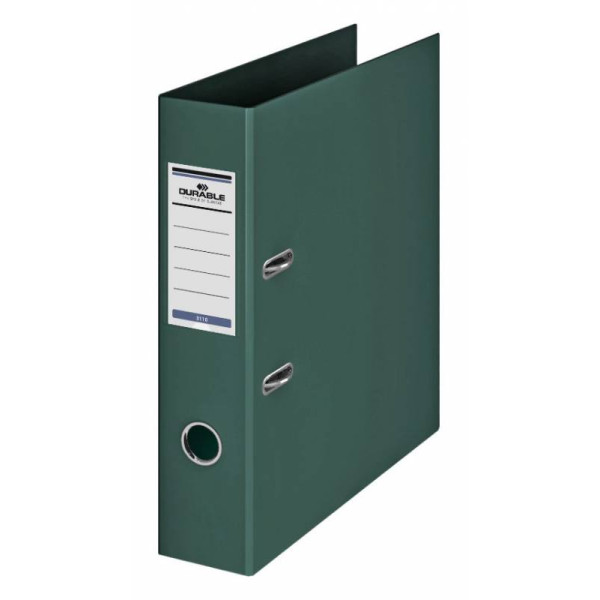 Папка-регистратор Durable 3110-32 (A4, ПВХ, ширина корешка 70мм, темно-зеленый)