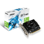 Видеокарта GeForce GT 730 700МГц 2Гб MSI (PCI-E 16x 2.0, GDDR3, 128бит, 1xDVI, 1xHDMI)