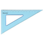 Треугольник Silwerhof 540094 (пластик, 14см, 30°, ассорти флуорисцентный)