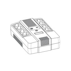ИБП Powerman Brick 650 PLUS (интерактивный, 480Вт, 4xCEE 7 (евророзетка)) [6188709]