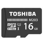 Карта памяти microSDHC 16Гб Toshiba (Class 10, 100Мб/с, UHS-I, адаптер на SD)