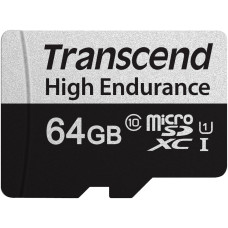Карта памяти microSDXC 64Гб Transcend (Class 10, 95Мб/с) [TS64GUSD350V]