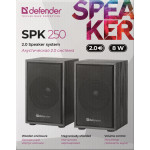 Компьютерная акустика DEFENDER SPK 250 (2.0, 8Вт, MDF)