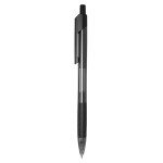Ручка шариковая Deli Arrow EQ01820 (0,5мм, черный, резиновая манжета)