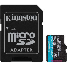 Карта памяти microSDXC 512Гб Kingston (Class 10, 170Мб/с, UHS-I U3, адаптер на SD) [SDCG3/512GB]
