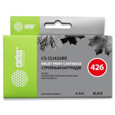 Картридж Cactus CS-CLI426BK (оригинальный номер: CLI-426BK; черный; 8,4стр; 8мл; Pixma MG5140, 5240, 6140, 8140, MX884) [CS-CLI426BK]