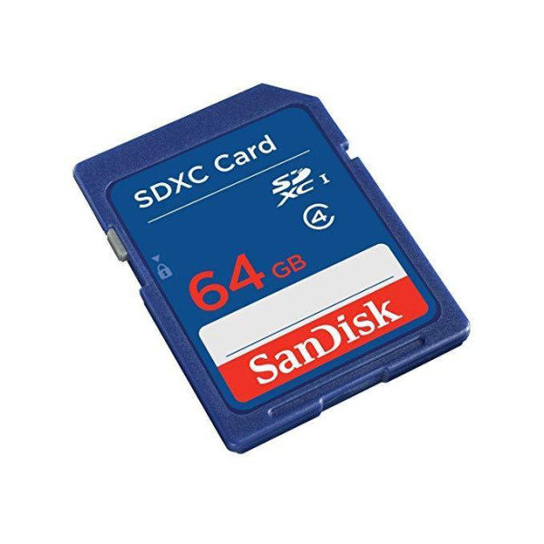 Карта памяти Secure Digital, Secure Digital XC 64Гб SanDisk (Class 4, UHS-I)