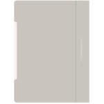 Папка-скоросшиватель Бюрократ -PS20GREY (A4, прозрачный верхний лист, пластик, серый)