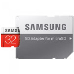 Карта памяти microSDHC 32Гб Samsung (Class 10, 95Мб/с, UHS-I, адаптер на SD)