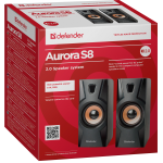 Компьютерная акустика DEFENDER Aurora S8 (2.0, 8Вт, пластик)