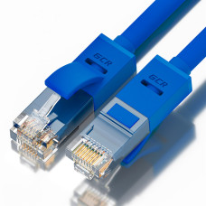 Greenconnect GCR-LNC01-0.3m (RJ45(m), RJ45(m), внутренний, 0,3м, 5E, 4пары, U/UTP, синий) [GCR-LNC01-0.3m]