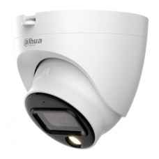 Камера видеонаблюдения Dahua DH-HAC-HDW1239TLQP-LED-0280B (аналоговая, купольная, поворотная, уличная, 2Мп, 2.8-2.8мм, 1920x1080, 25кадр/с) [DH-HAC-HDW1239TLQP-LED-0280B]