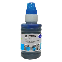 Чернила Cactus CS-I-EPT0732 (голубой; 100мл; Epson St С79, C110, СХ3900, CX4900, CX5900) [CS-I-EPT0732]