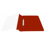 Папка-скоросшиватель Бюрократ Люкс -PSL20A5RED (A5, прозрачный верхний лист, пластик, красный)