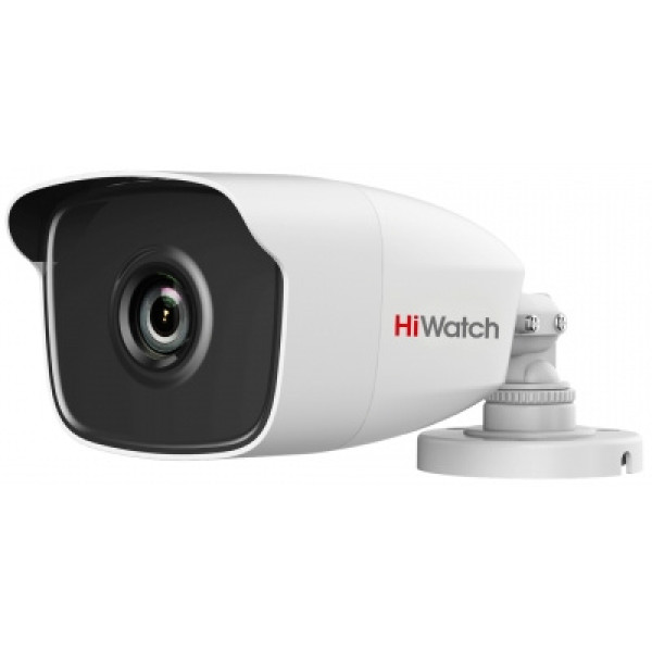 Камера видеонаблюдения HiWatch DS-T120 (3,6 мм) (аналоговая, поворотная, уличная, цилиндрическая, 1Мп, 3.6-3.6мм, 1280x720, 25кадр/с)