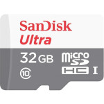 Карта памяти microSDHC 32Гб SanDisk (Class 10, 533Мб/с, 533x, UHS-I, адаптер на SD)