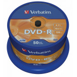 Диск DVD-R Verbatim (4.7Гб, 16x, cake box, 50)