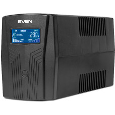 ИБП Sven Pro 650 (LCD, USB) (Line-Interactive, 650ВА, 390Вт, 2xCEE 7 (евророзетка)) [SV-013844]