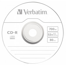 Диск CD-R Verbatim (0.68359375Гб, 52x, bulk, 10)