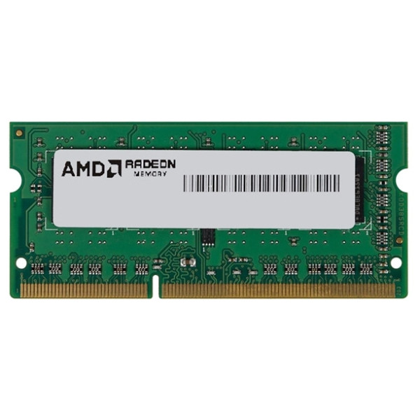 Память SO-DIMM DDR3 4Гб 1600МГц AMD (12800Мб/с, CL11, 204-pin, 1.5)