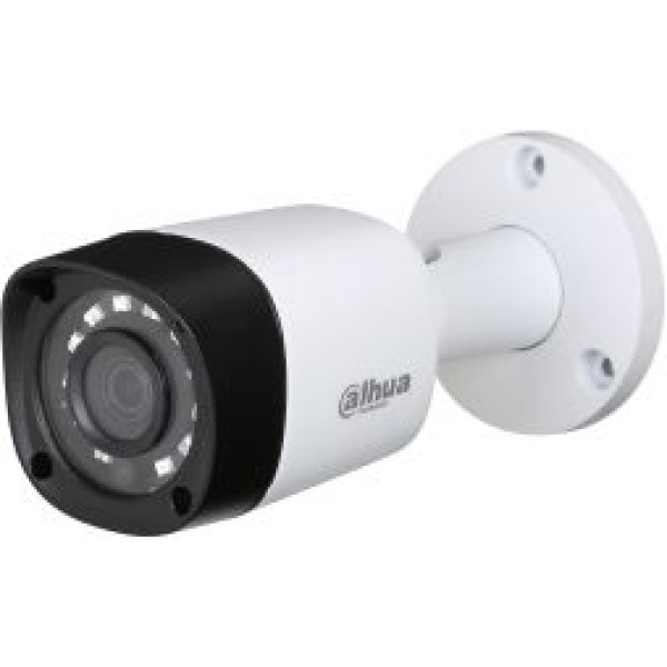 Камера видеонаблюдения Dahua DH-HAC-HFW1000RMP-0280B-S3 (уличная, цилиндрическая, 1Мп, 2.8-2.8мм, 1280x720, 25кадр/с)