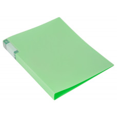 Папка с зажимом Бюрократ Gems GEM07PGRN (зажимов 1, A4, пластик, толщина пластика 0,7мм, карман торцевой с бумажной вставкой, зеленый турмалин) [GEM07PGRN]