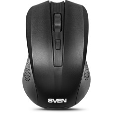 Мышь Sven RX-300 Black USB (радиоканал, 1000dpi) [SV-03200300W]