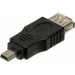 Переходник USB2.0 Ningbo (mini USB B (m), USB A(f))