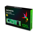 Жесткий диск SSD 120Гб ADATA SU650 (M.2 2280, 550/410 Мб/с, 40000 IOPS, SATA, для ноутбука и настольного компьютера)