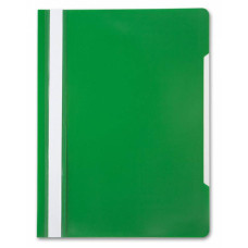 Папка-скоросшиватель Бюрократ -PS20GRN (A4, прозрачный верхний лист, пластик, зеленый) [PS20GRN]