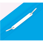 Папка-скоросшиватель Бюрократ -PS20AZURE (A4, прозрачный верхний лист, пластик, голубой)