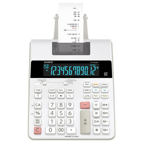 Калькулятор CASIO FR-2650RC-W-EC