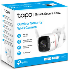 Камера видеонаблюдения TP-Link TC65 (IP, уличная, цилиндрическая, 3Мп, 3.89-3.89мм, 2304x1296, 15кадр/с) [TC65]