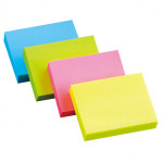 Блок самоклеящийся Hopax 21532 (бумага, 38x51мм, 100листов, 70г/м2, 4цветов)