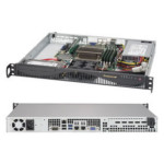 Серверная платформа Supermicro SYS-5019S-ML (1x350Вт, 1U)