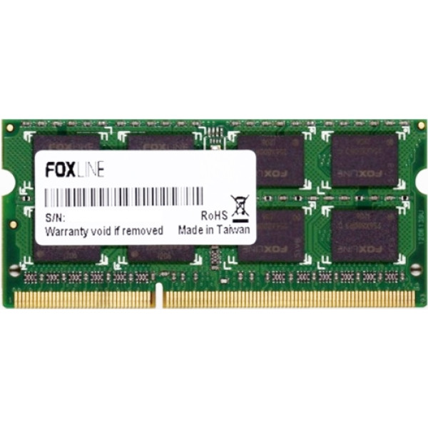 Память SO-DIMM DDR3 2Гб 1600МГц Foxline (12800Мб/с, CL11, 204-pin)