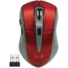 Мышь DEFENDER Accura MM-965 Red USB (радиоканал, 1600dpi) [52966]