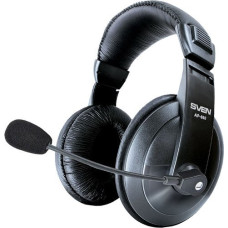 Гарнитура Sven AP-860 (оголовье, с проводом, 1.8м, полноразмерные, 2 x mini jack 3.5 mm, 260г) [SV-0410860]