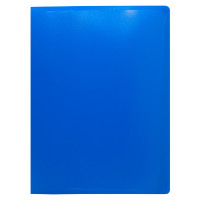 Папка с зажимом Buro ECB04CBLUE (зажимов 1, A4, пластик, толщина пластика 0,5мм, синий) [ECB04CBLUE]