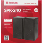 Компьютерная акустика DEFENDER SPK 240 (2.0, 6Вт, MDF)