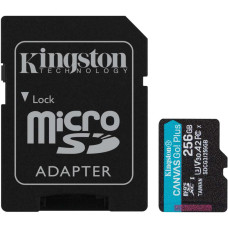 Карта памяти microSDXC 256Гб Kingston (Class 10, 170Мб/с, UHS-I U3, адаптер на SD) [SDCG3/256GB]