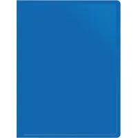 Папка с зажимом Buro ECB04PBLUE (зажимов 1, A4, пластик, толщина пластика 0,5мм, синий) [ECB04PBLUE]