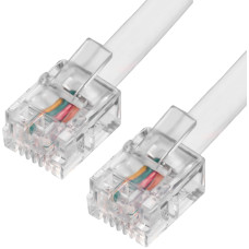 Greenconnect GCR-TP6P4C-0.25m (RJ11, RJ11) [GCR-TP6P4C-0.25m]