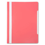 Папка-скоросшиватель Бюрократ -PS20PINK (A4, прозрачный верхний лист, пластик, розовый)