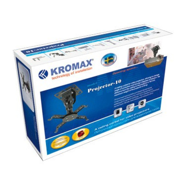 Кронштейн для проектора KROMAX PROJECTOR-10 (потолочный, поворот и наклон, 20кг)
