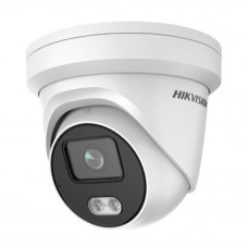 Камера видеонаблюдения Hikvision DS-2CD2327G2-LU(C)(2.8MM) (IP, купольная, уличная, 2Мп, 2.8-2.8мм, 1920x1080, 25кадр/с, 127°) [DS-2CD2327G2-LU(C)(2.8mm)]